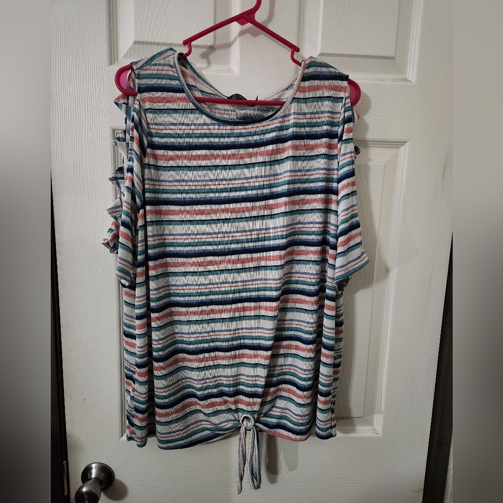 Striped Multicolor Women's Blouse